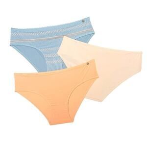 NWT Lucky Brand 3-Pack Microfiber Moisture Wicking Hipster Panties